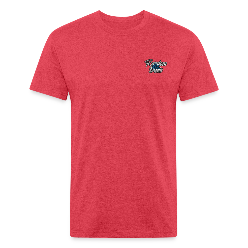 RAD Fitted Cotton/Poly T-Shirt by Next Level - heather red
