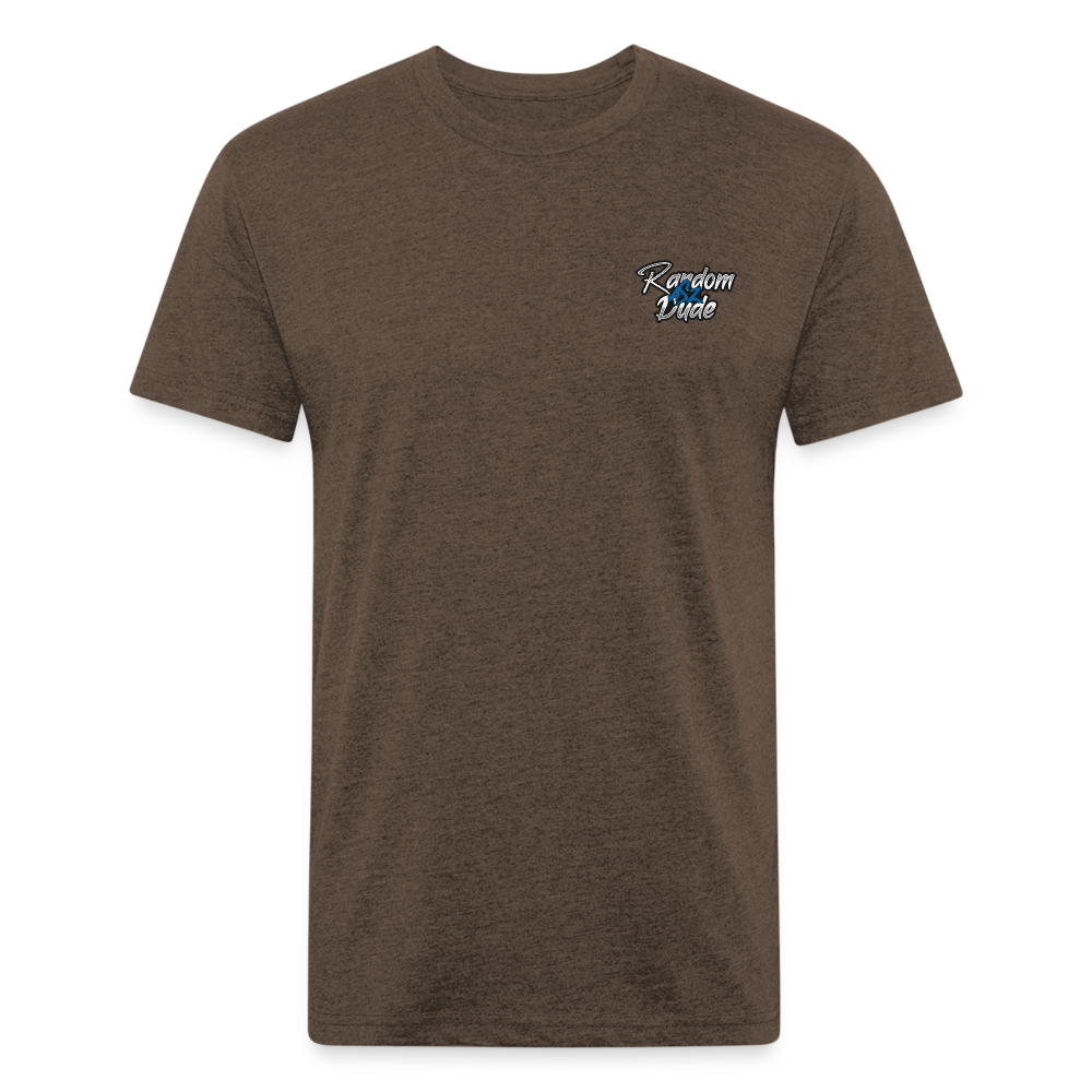RAD Fitted Cotton/Poly T-Shirt by Next Level - heather espresso